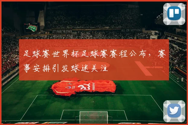 足球赛世界杯足球赛赛程公布,赛事安排引发球迷关注