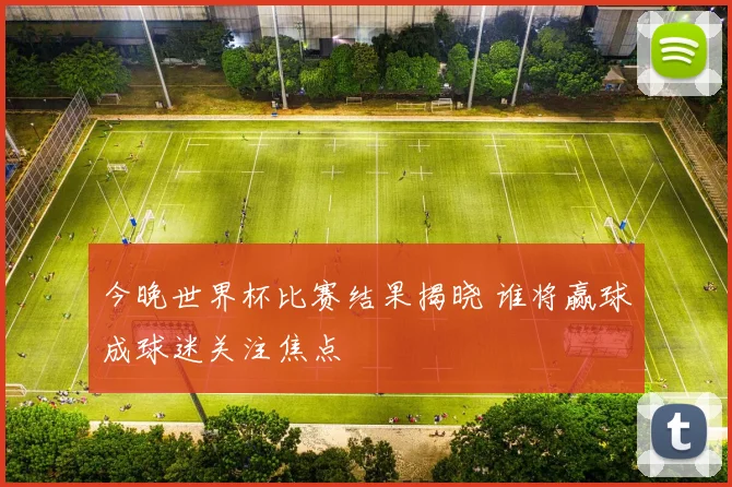 今晚世界杯比赛结果揭晓 谁将赢球成球迷关注焦点