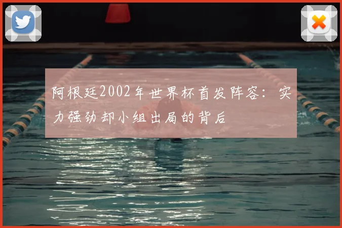 阿根廷2002年世界杯首发阵容:实力强劲却小组出局的背后