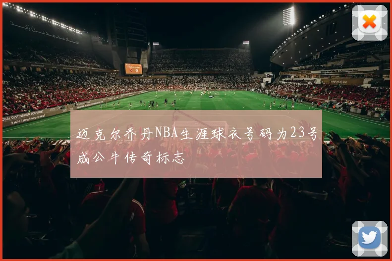 迈克尔乔丹NBA生涯球衣号码为23号成公牛传奇标志